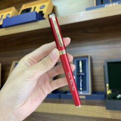 Alternative view of Set bút bi ký tên MT535 màu đỏ cao cấp kèm 2 ngòi và bao da