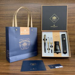 Set bút ký Montagut cao cấp 5 món kèm hộp và túi đựng