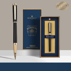 Bút bi ký tên Montagut chính hãng MT2050 màu đen đính đá