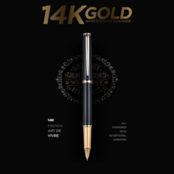 Alternative view of Bút ký Montagut mạ vàng 14k cao cấp M100-02