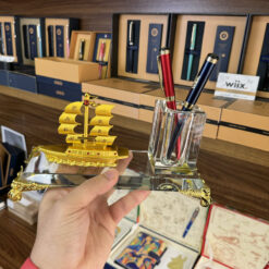 Ống đựng bút kèm đế pha lê K9 để bàn cao cấp – LBWG004