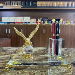 Ống đựng bút kèm đế pha lê K9 để bàn cao cấp LBWG008