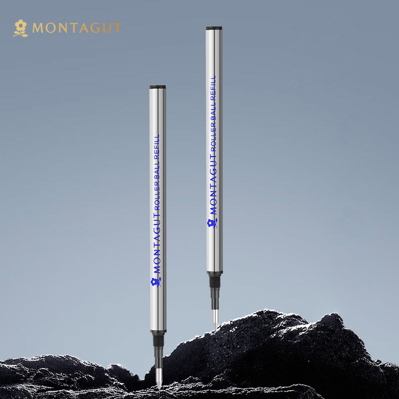 Set 2 ngòi bút bi Montagut mực xanh 0.5mm chính hãng