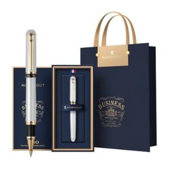 Bút bi ký tên Montagut chính hãng M015 màu trắng cao cấp