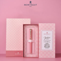 Bút bi ký tên Montagut chính hãng MT2050 màu hồng đính đá