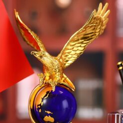 Alternative view of Ống đựng bút kèm đế pha lê K9 để bàn cao cấp LBWG012 kèm đế cắm cờ