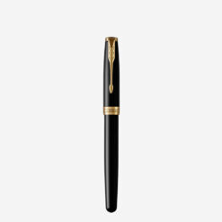 Bút bi ký tên Parker Sonnet Black Lacquer GT Rollerball Pen 1931496 cao cấp