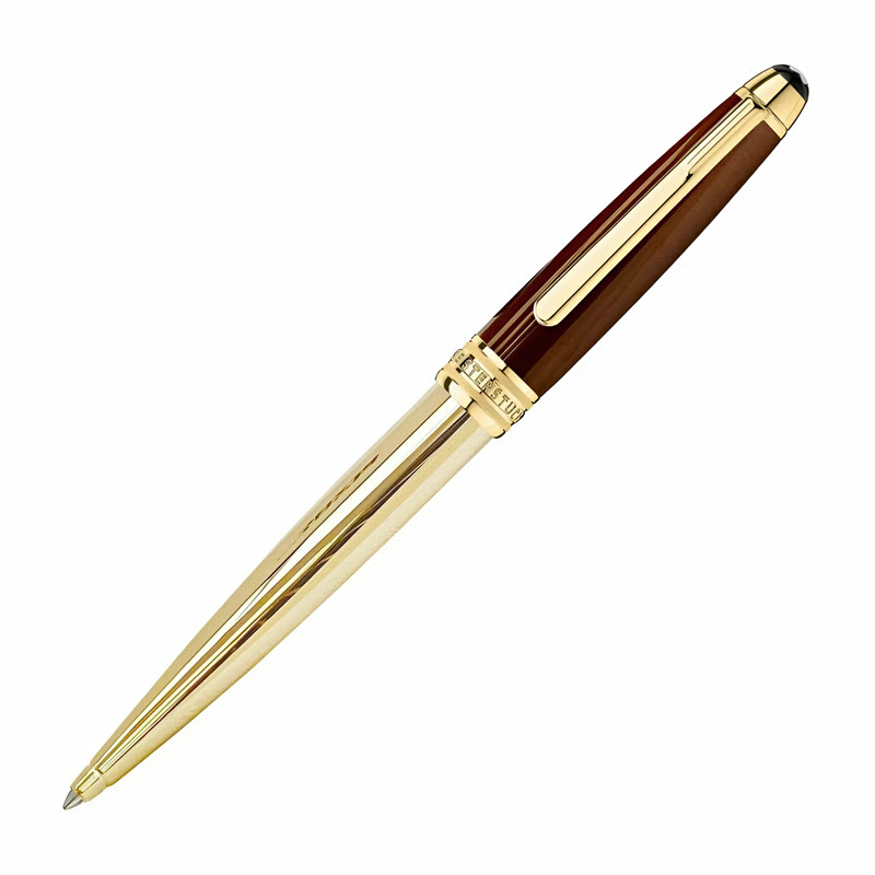 Bút ký Montblanc Meisterstück Solitaire Gold Plated Citrine Ballpoint Pen 07573