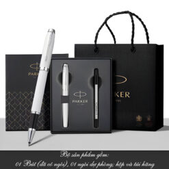 Bộ quà tặng bút ký lông bi Parker IM X-White LQ CT TB4-1975582 cao cấp