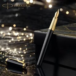 Alternative view of Bút máy ký tên Parker Ingenuity Black Snake phiên bản hộp gỗ lót nhung cao cấp