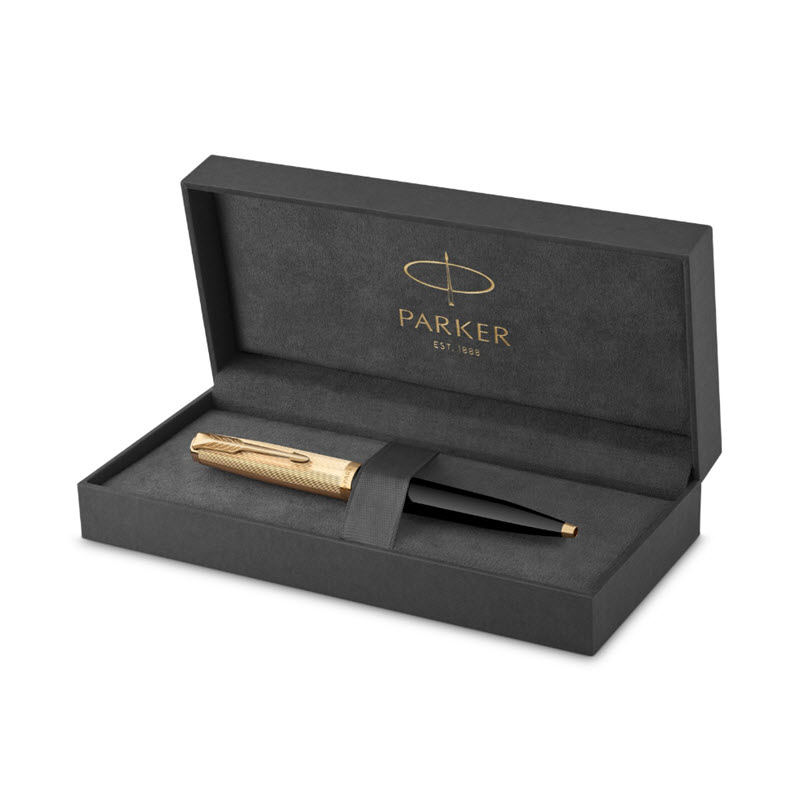 Bút bi ký tên cao cấp Parker 51 DLX BLK GT BP 2123513