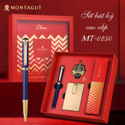 Bộ quà tặng bút ký cao cấp MT0250 màu xanh