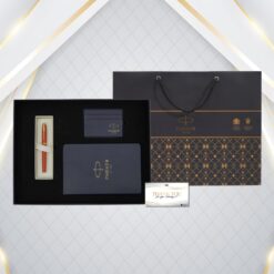 Bộ quà tặng bút ký Parker IM PRM X Red GT TB 2143465Z chính hãng