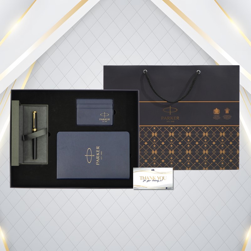 Bộ quà tặng bút ký Parker INGNTY BLK CT-2182007 chính hãng