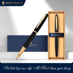 Set bút bi ký cao cấp MT045 màu đen làm quà tặng