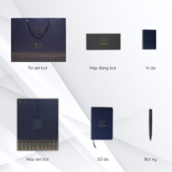 Alternative view of Bộ quà tặng bút ký Parker INGNTY BLK BT-2182635 kèm sổ da, ví da; hộp và túi hãng