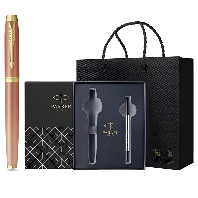 Bộ quà tặng bút ký lông bi Parker IM WRIT ORANGE GT – 2203922 cao cấp