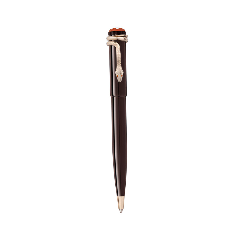 bút bi montblanc heritage rouge et noir tropic brown special edition ballpoint pen mb116553