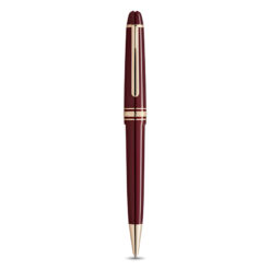 bút bi montblanc meisterstuck midsize burgundy red ballpoint pen mb133005