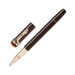 bút dạ bi montblanc heritage rouge et noir se tropic brown rollerball mb116552