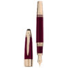 bút máy montblanc great character john f kennedy burgundy special edition fountain pen mb118051