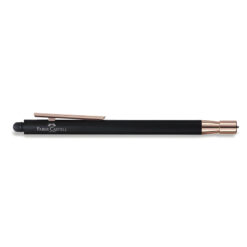 bút bi ký tên faber-castell neo slim metal black matte & rose gold 343320 (ngòi B) , 01593371 (ngòi M)