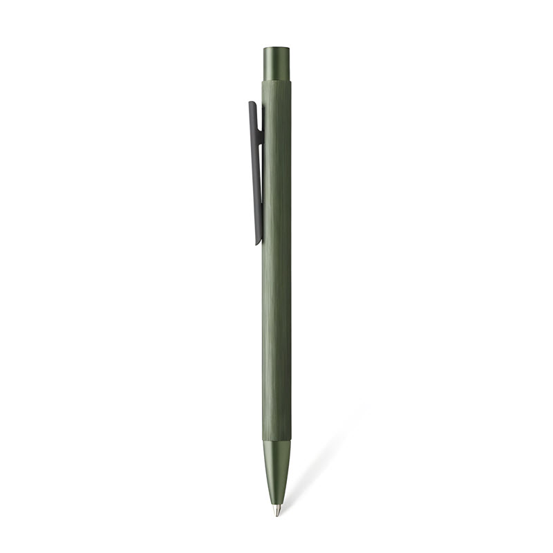 bút bi ký tên faber-castell neo slim aluminium olive green 146155