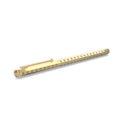 bút bi ký tên ballpoint, statement, yellow, gold-tone plated 5634148-yellow-os