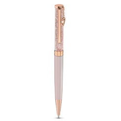 bút ký tên swarovski crystalline ballpoint, heart,pink, rose gold-tone plated 5527536-pink-os