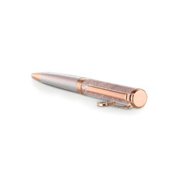bút ký tên swarovski crystalline ballpoint, heart,pink, rose gold-tone plated 5527536-pink-os