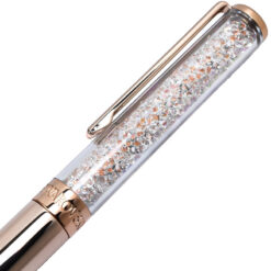 bút ký tên swarovski crystalline ballpoint, rose gold-tone, rose gold-tone plated 5224390-rosegold-os