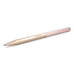 bút bi ký tên crystalline, octagon shape, rose gold tone, rose gold-tone plated 5654065-rosegold-os