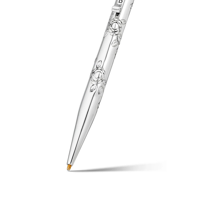 Bút Bi Ký Tên Yard-O-Led The Mayflower Bạc Sterling Họa Tiết Hoa Hồng Cổ Điển - Ảnh 2