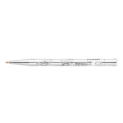 Bút Bi Ký Tên Yard-O-Led The Mayflower Bạc Sterling Họa Tiết Hoa Hồng Cổ Điển