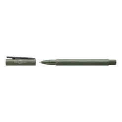 bút dạ bi ký tên faber-castell neo slim aluminium olive green 146156