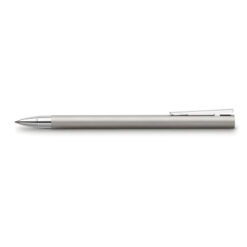 bút ký dạ bi faber-castell neo slim stainless steel silver matte 342104