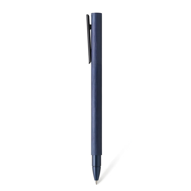 bút dạ bi ký tên faber-castell neo slim aluminium dark blue 146166
