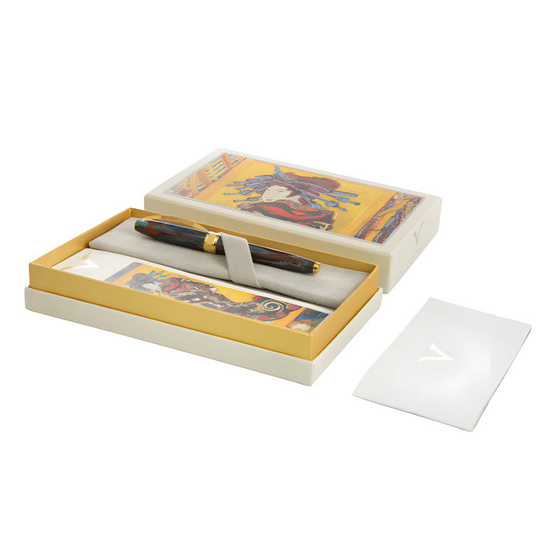 bút ký dạ bi visconti van gogh oiran (gold plated) kp12-22-rb