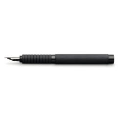 bút máy ký tên faber-castell essentio aluminium black 148481 (F) , 148482 (EF) , 148480 (M) , 148483 (B)