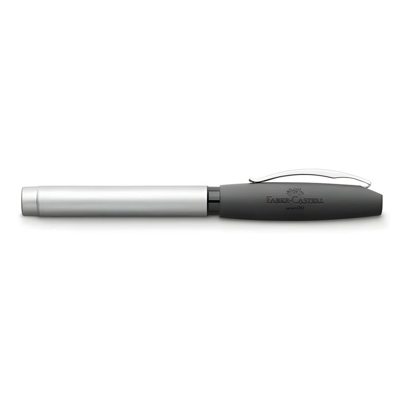 bút máy ký tên faber-castell essentio metal silver matte
