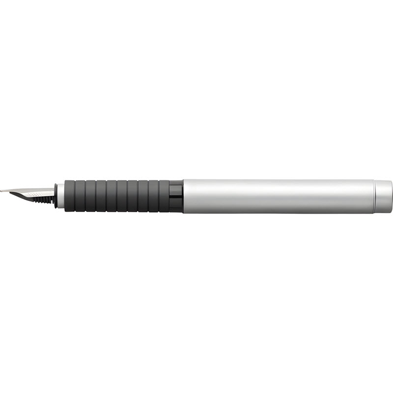 bút máy ký tên faber-castell essentio metal silver matte