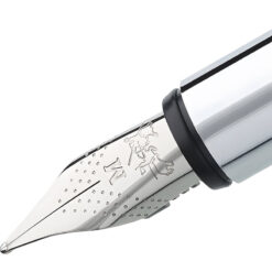 bút máy ký tên faber-castell neo slim stainless steel silver matte