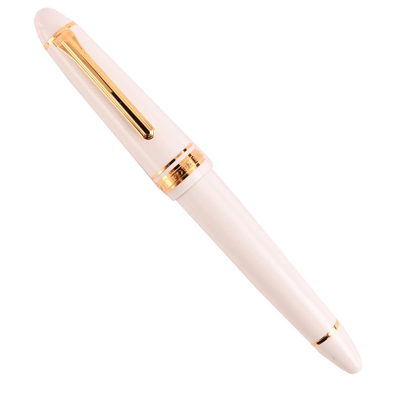 Bút Máy Ký Tên Sailor 1911L Fountain Pen GT Màu Trắng Ngòi Vàng 21K Thanh Lịch - Ảnh 3