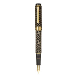 Bút Máy Sailor Koshu Inden Sayagata 10-3051-320 Màu Đen Thủ Công Tinh Xảo