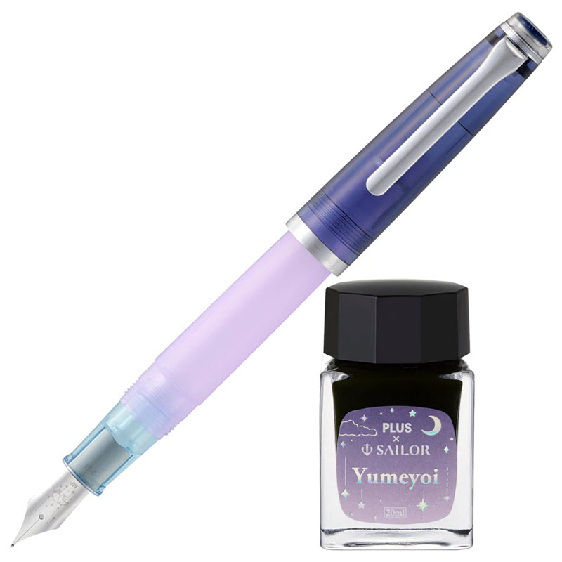 Bút Máy Ký Tên Sailor Plus x Lecoule Yumeyoi 10-8998-340 Bản Giới Hạn Tím Nhạt - Ảnh 4