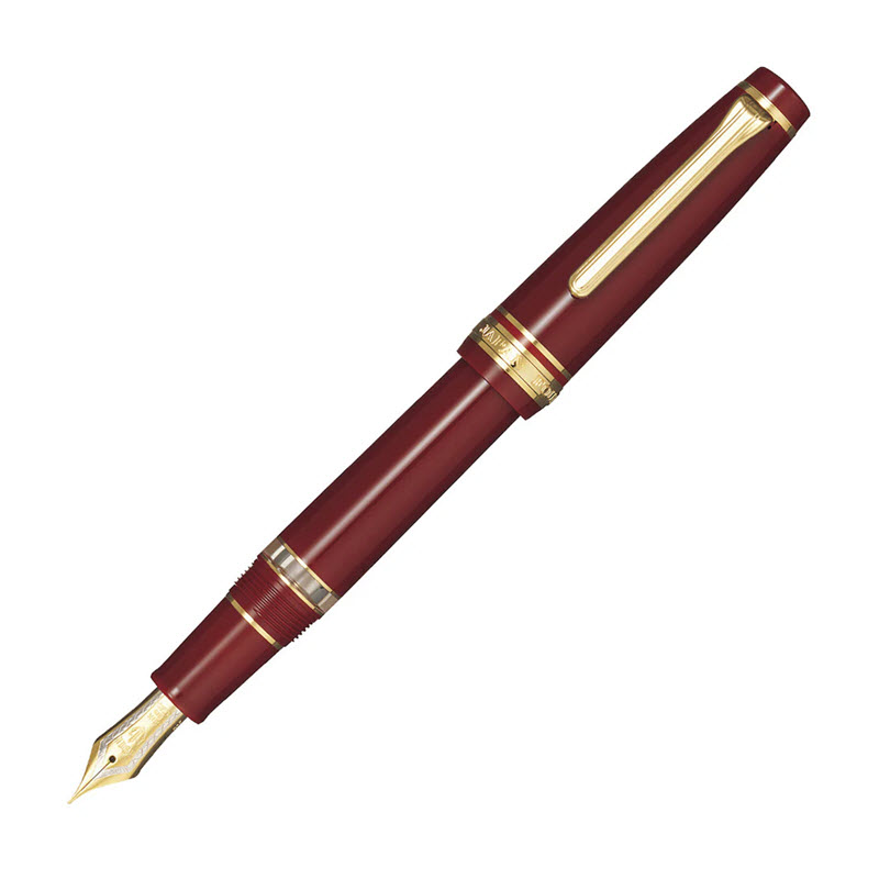 Bút Máy Ký Tên Sailor Pro Gear Realo GT 21K Maroon Màu Đỏ Sang Trọng - Ảnh 2