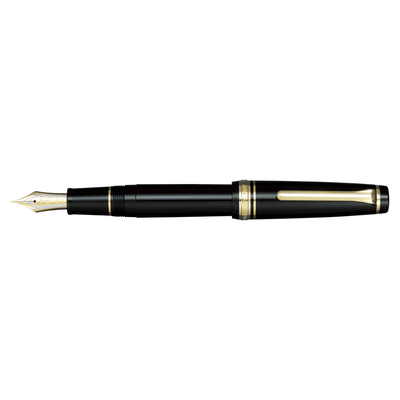 Bút Máy Ký Tên Sailor Professional Gear Gold FP GT Black 11-2036 Cao Cấp