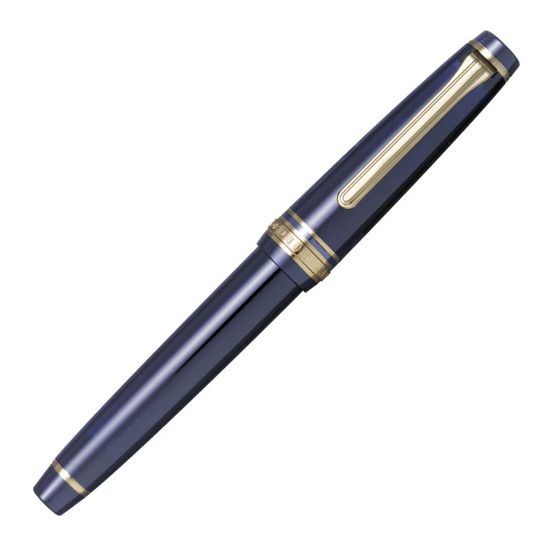 Bút Máy Ký Tên Sailor Shikiori Sansui Yutsubame Màu Xanh Navy Cao Cấp - Ảnh 3