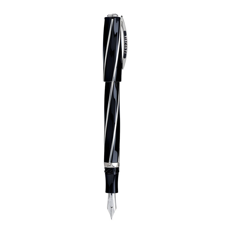 Bút Máy Ký Tên Visconti Divina Elegance Black KP18-05-FPM: Vẻ Đẹp Của Nghệ Thuật Và Trải Nghiệm Viết Giao Thoa