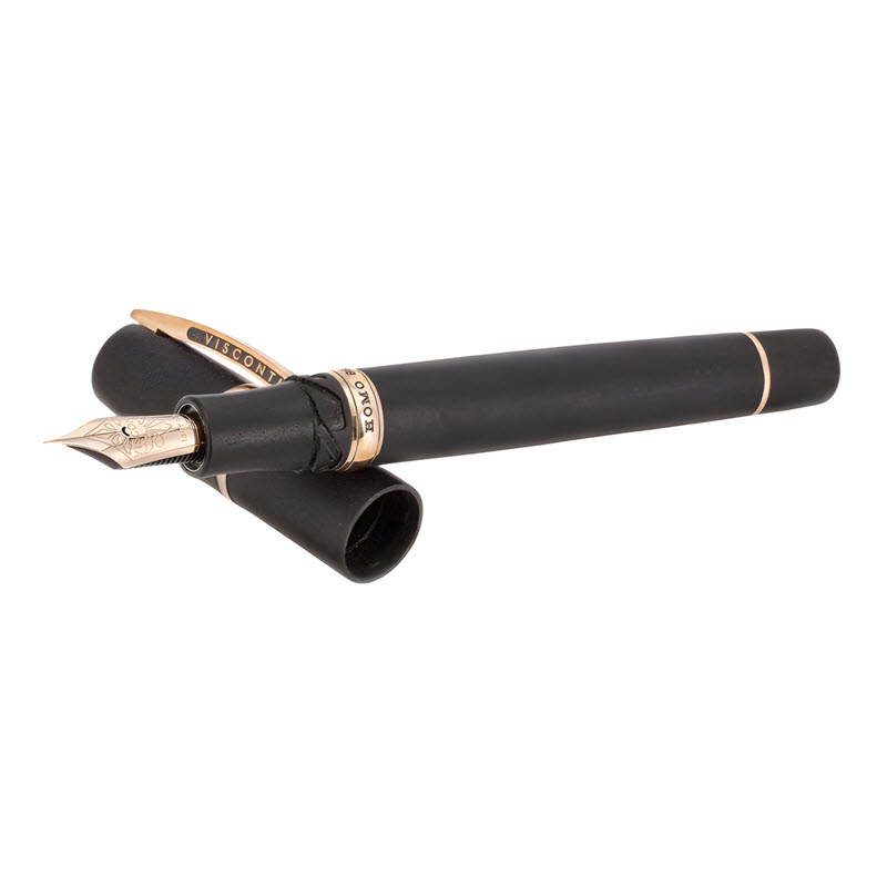 bút máy ký tên visconti homo sapiens lava bronze black kp15-07-fpm
